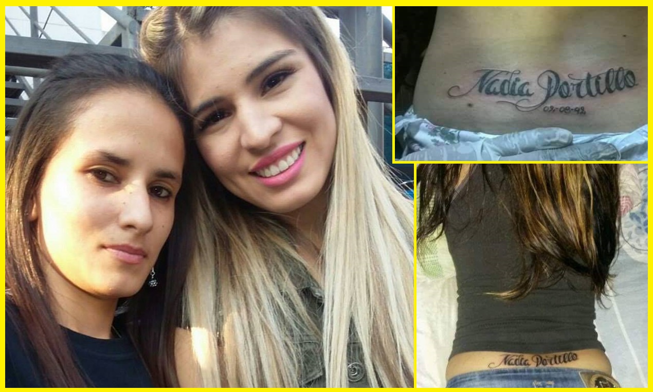 Fans enamorada de Nadia Portillo se tatuó su nombre en casi todo el cuerpo?